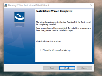 installshield wizard error 1608