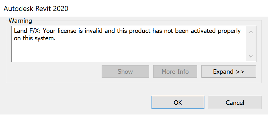 Your license is invalid and this product has not been activated properly on this system