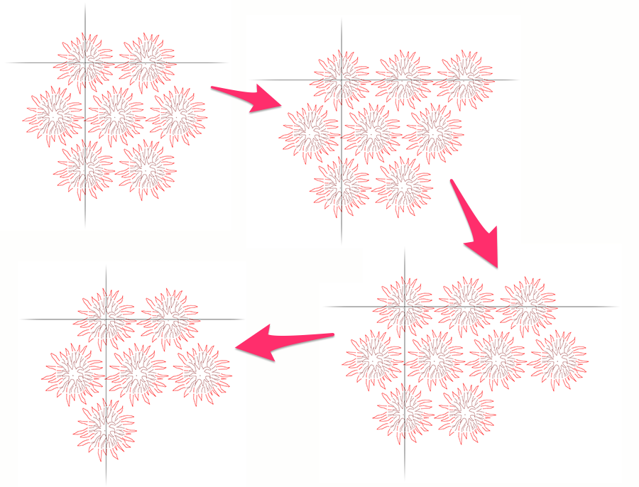 Toggling from 7 plants to 8, then 9, then 6