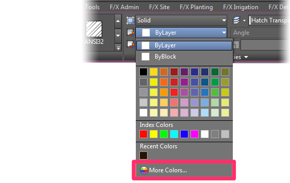 Select mask color