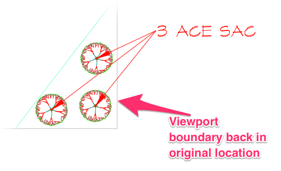 Viewport moved back to original position