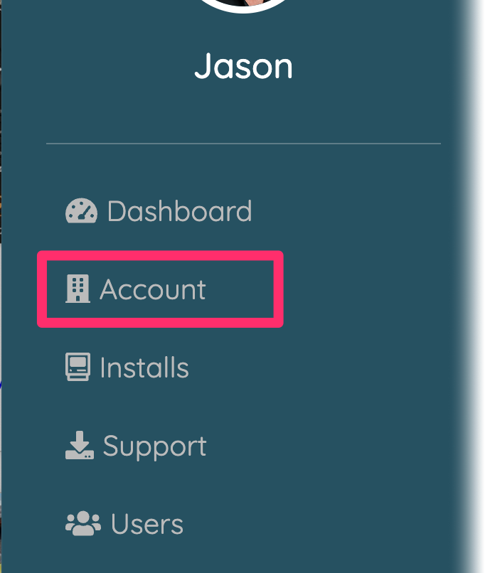 Land F/X Portal, Account tab