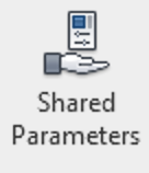 Manage ribbon, Shared Parameters button