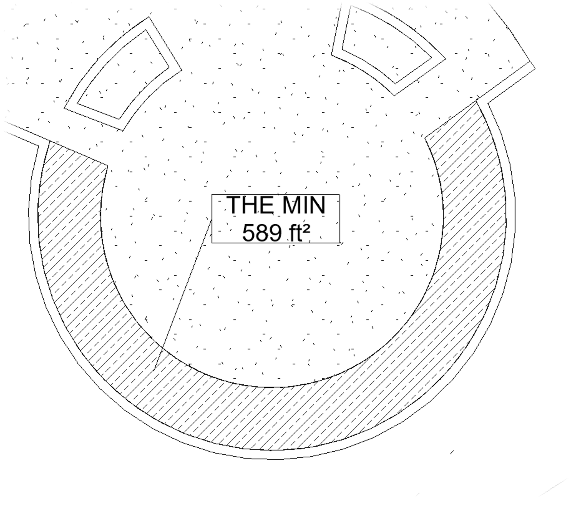 Groundcover label showing quantity based on square area