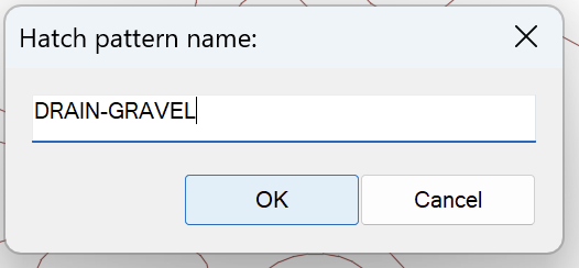 Hatch pattern name dialog box
