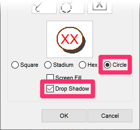 Circle callout box style now includes Drop Shadow option