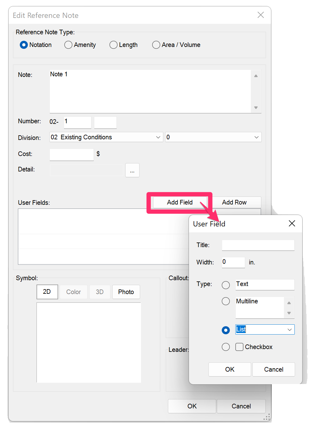 Creating a new User Field for a RefNote