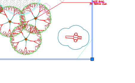 Reference Note to call out in Paper Space, example