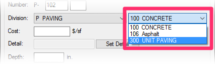 Assigning a Subdivision, example