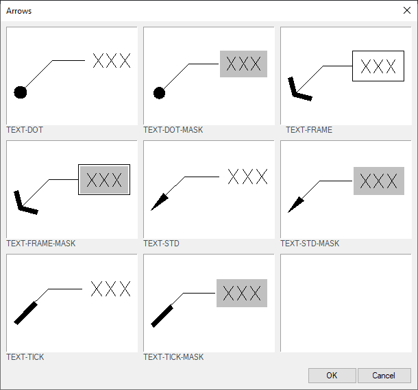 Arrow style options