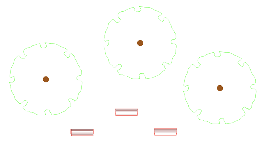 Drawing containing generic blocks, example