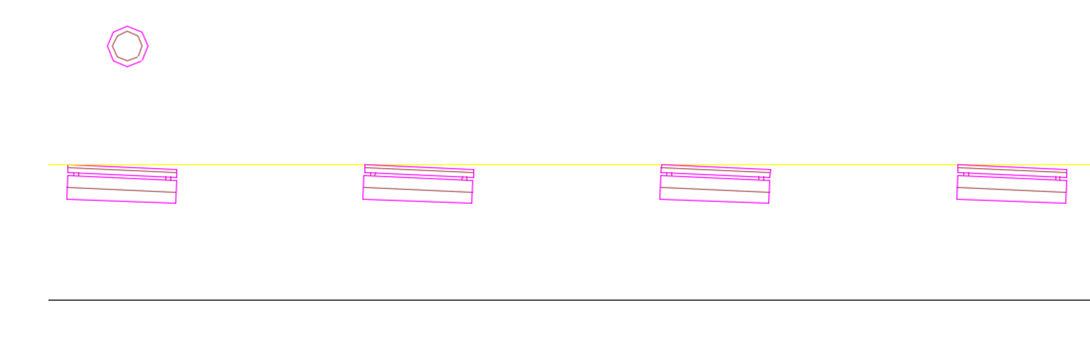 Copy along Polyline example: bench
