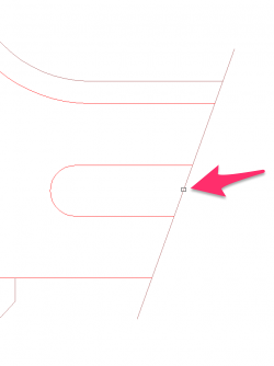 Select location of Breakline Symbol