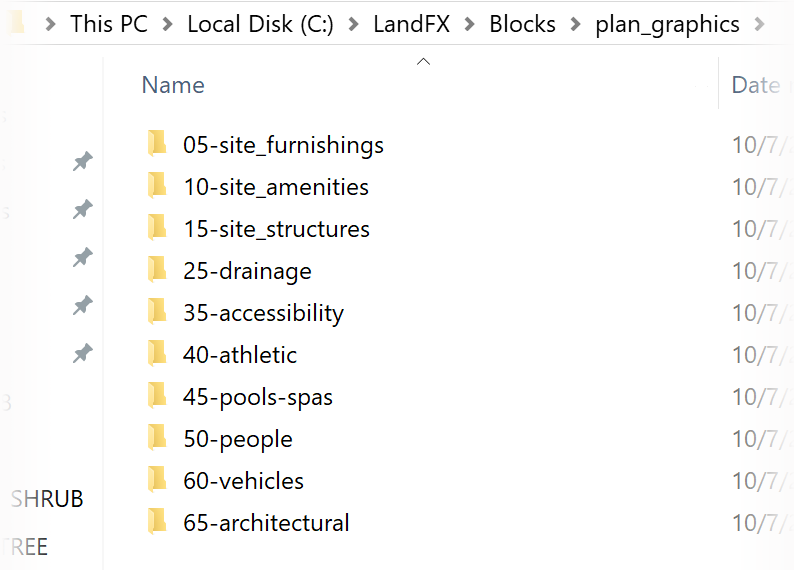 Updated Plan Graphics folder structure