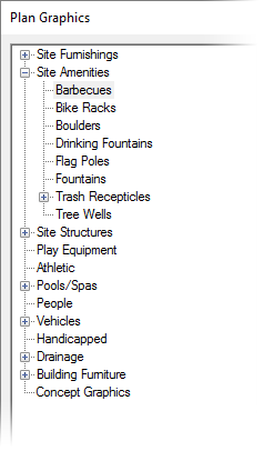 Old Plan Graphics categories