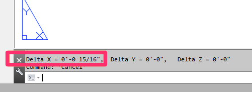 Distance between ticks displayed in Command line