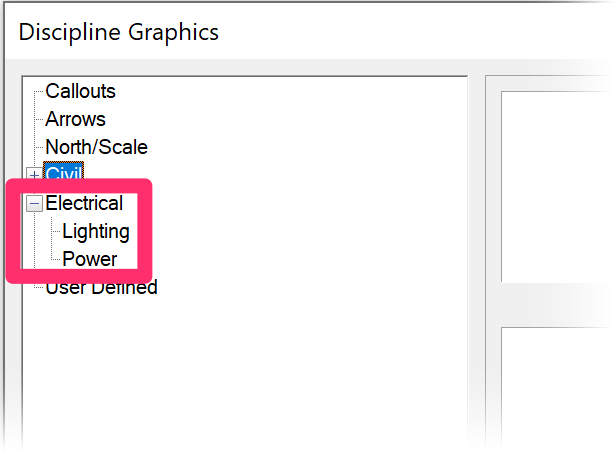 Lighting and Power libraries