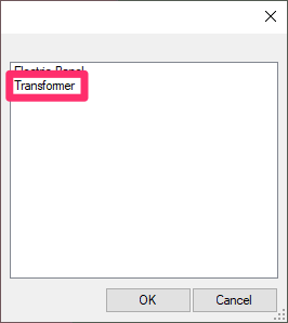 Adding a transformer
