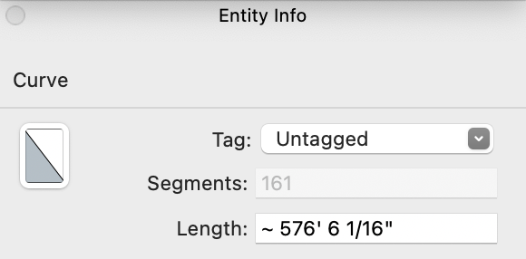 Entity Info dialog box after Weld Edges