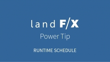 Power Tip: Runtime Schedule