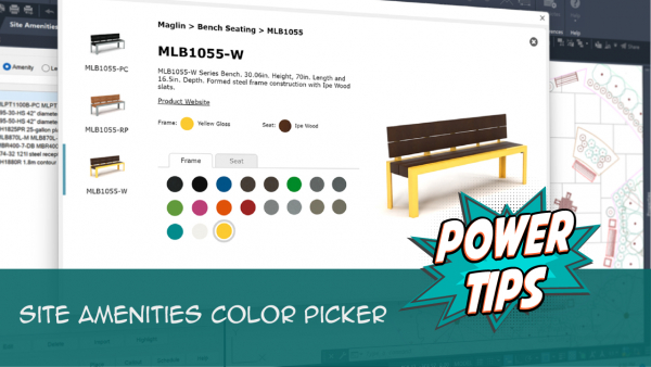 Power Tip: Site Amenities Color Picker