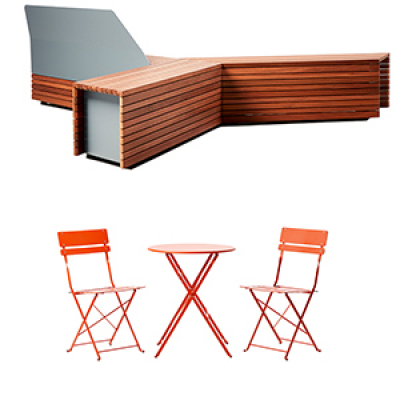 New Products: Landscape Forms Parallel 42 and Bravo Bistro Collections