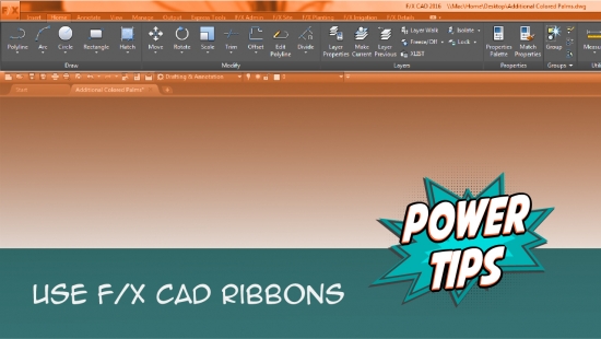 Power Tip: Using our Customized AutoCAD Ribbons