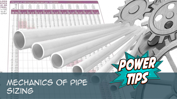 Mechanics Of Pipe Sizing