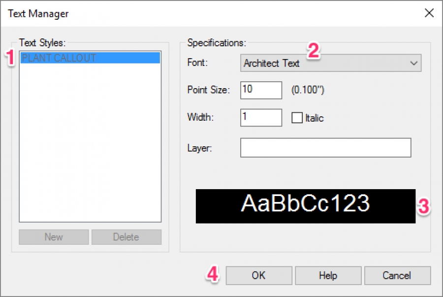 autocad text styles download