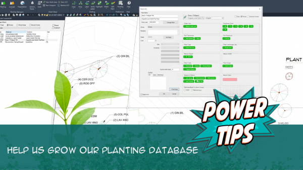 Power Tip: Help Us Grow Our Plant Database