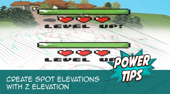 Power Tip: Create Spot Elevations with Z Elevation