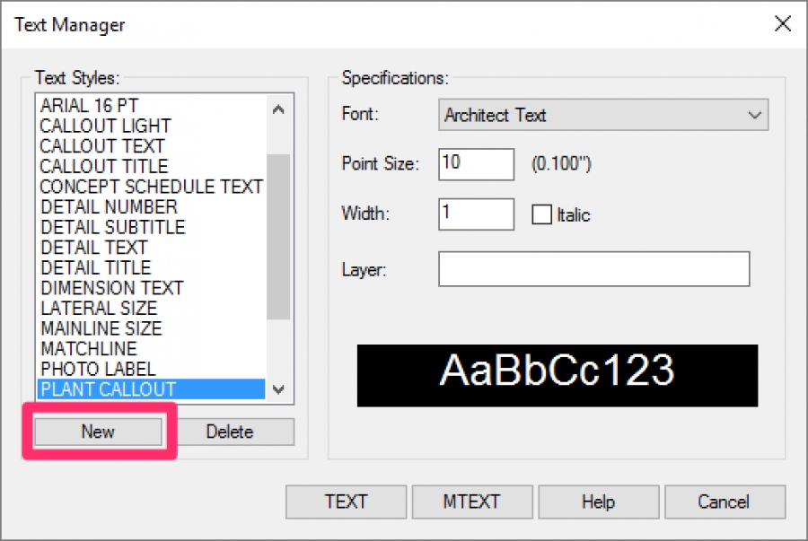 Error Creating Text Style '(text style name)': Font File '(font name)' Not  Installed (Using a Land F/X Tool, or Placing Text)