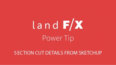 Section Cut Details from SketchUp